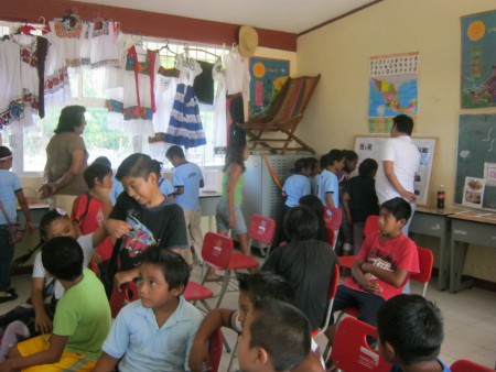 Explicación del recorrido sección gastronomía regional